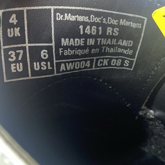 Dr Martens 1461 Womens Silver Iced Metallic Rainbow Size 6 Shoes Sneakers - Picture 9 of 10